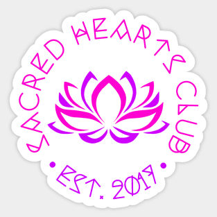 Sacred Hearts Club Circular Logo Sticker